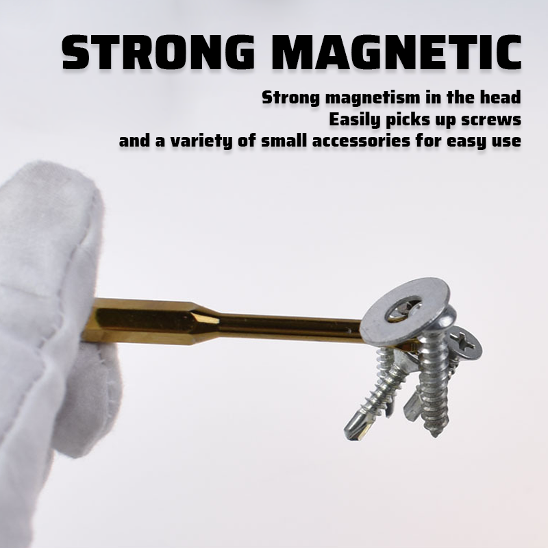 Anti-Slip Cross Magnetic Bit