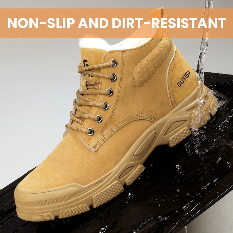Men's High Top Fleece Shoes