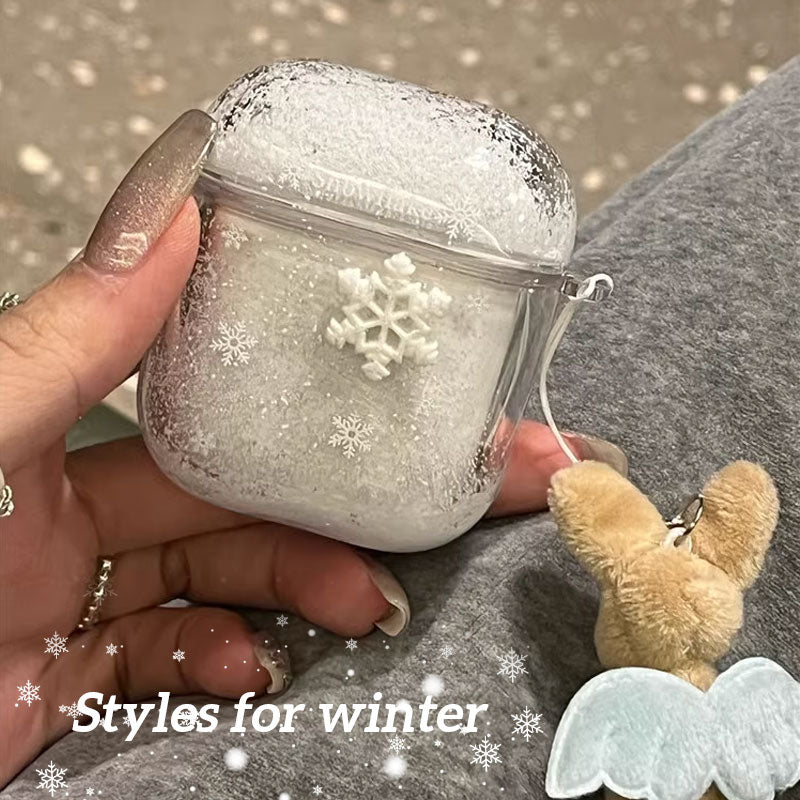 Quicksand Snowflake Headphone Cover